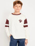 Фото #1 товара Oversized Graphic Long-Sleeve T-Shirt for Boys