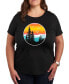 Trendy Plus Size Nature Graphic T-Shirt