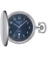 ფოტო #1 პროდუქტის Unisex Swiss Savonnette Stainless Steel Pocket Watch 49mm