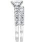 ფოტო #4 პროდუქტის Certified Lab Grown Diamond Cushion Bridal Set (3-3/8 ct. t.w.) in 14k Gold