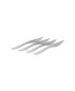 Фото #4 товара Nambe Anna Stainless Steak Knives, Set of 4