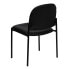 Фото #2 товара Comfort Black Vinyl Stackable Steel Side Reception Chair