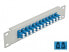 Delock 66786 - Fiber - LC - Blue - Grey - Metal - Rack mounting - 1U