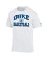 ფოტო #3 პროდუქტის Men's White Duke Blue Devils Basketball Icon T-shirt