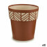 Self-watering flowerpot Stefanplast Orfeo Terracotta Plastic 19 x 19 x 19 cm (12 Units)