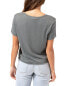 Фото #2 товара Threads 4 Thought Whitlea Raw Edge Slim Baby Henley Women's L