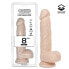 Фото #2 товара Realistic Dildo Liquid Silicone Dual Layer 8.25 White