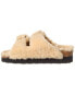 Фото #2 товара Papillio By Birkenstock Arizona Big Buckle Narrow Shearling Sandal Women's Beige