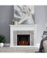 Фото #12 товара Elior Marble Tiled Electric Fireplace