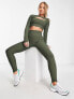 Фото #4 товара HIIT long sleeve top with cut out in khaki