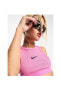 Фото #2 товара Sportswear Trend Crop Ribbed Pembe Kadın Atlet