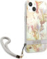 Фото #4 товара Guess Guess Flower Cord - Etui ze smyczką iPhone 13 mini (Purple)