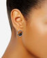 ფოტო #5 პროდუქტის Silver Plated Multi Genuine Stone Stud Earrings