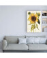 Фото #3 товара Nicolas Robert Helianthus Annuus Sunflower Canvas Art - 15.5" x 21"