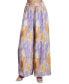 ფოტო #1 პროდუქტის Women's Pleated Wide-Leg Pants