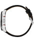 ფოტო #2 პროდუქტის Mickey Mouse Black Polyurethane Strap Watch 44mm