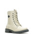 Фото #2 товара Harley-Davidson Walsen 5" Lace D87255 Womens Beige Leather Motorcycle Boots
