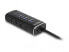 Фото #3 товара Хаб USB 4 порта с кабелем 60 см и переключателем для каждого порта Delock 10 Гбит/с Type-C черный