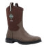 Фото #2 товара Muck Boot Chore Western Mid Round Toe Pull On Mens Brown Casual Boots MCHWM90