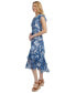 ფოტო #4 პროდუქტის Women's Paisley-Print Ruffled Midi Dress