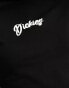 Dickies mayetta crop baby t-shirt with central logo in black