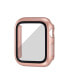 Unisex Rose Gold Tone/Gold Tone Full Protection Bumper with Integrated Glass Cover Compatible with 41mm Apple Watch