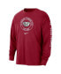Фото #3 товара Men's Crimson Alabama Crimson Tide Heritage Max90 Long Sleeve T-shirt