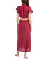 Hevron Celine Linen Maxi Dress Women's