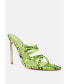 ფოტო #2 პროდუქტის Women's Nightclub Ready Strappy Stiletto Heel Sandals