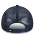 ფოტო #4 პროდუქტის Men's Navy Denver Broncos Caliber Trucker 9FORTY Adjustable Hat