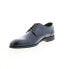 Фото #4 товара Bruno Magli Lugano BM600427 Mens Blue Leather Oxfords Wingtip & Brogue Shoes 9.5