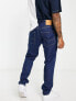 Jack & Jones Intelligence Mike rigid relaxed fit jeans in midwash blue