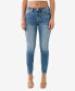 ფოტო #1 პროდუქტის Women's Halle No Flap Big T Skinny Jeans