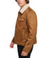 Фото #5 товара Men's Relaxed-Fit Faux-Shearling Trucker Jacket