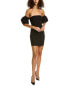 Rosewater Remi Off-The-Shoulder Mini Dress Women's Black M