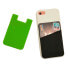 Фото #4 товара Аксессуар для смартфона Hurtel самоклеющийся силиконовый карман для кредитных карт белого цвета