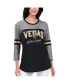 Фото #1 товара Women's Black Vegas Golden Knights Play The Game 3/4-Sleeve T-shirt