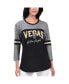 Women's Black Vegas Golden Knights Play The Game 3/4-Sleeve T-shirt