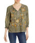 Johnny Was Elia Easy Linen Split Neckline Top - J12721-3 RETAIL $240.00