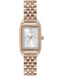 ფოტო #1 პროდუქტის Women's Quartz Carnation Gold-Tone Stainless Steel Bracelet Watch 25.5mm x 20.5mm