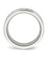 Фото #3 товара Stainless Steel Brushed and Polished Twisted 7mm Band Ring