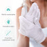 Фото #4 товара 2 Pairs White Cotton Gloves Moisture Gloves Soft Elastic Skin Care Gloves Work Gloves for Women Dry Hands Jewellery Inspection and More, One Size
