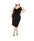 Фото #1 товара Plus Size Bella Bow Dress