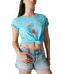 ფოტო #1 პროდუქტის Women's Cotton This Is My Fourth Graphic T-Shirt
