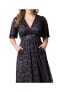 ფოტო #6 პროდუქტის Plus Size Luminous Sequin Lace Evening Gown with Pockets