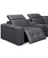 Фото #25 товара CLOSEOUT! Haigan 6-Pc. Leather Chaise Sectional Sofa with 2 Power Recliners, Created for Macy's