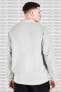 Фото #3 товара Sportswear Overshirt Mens Oversized Fite Bol Kesim Gri Sweatshirt