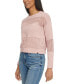 ფოტო #3 პროდუქტის Petite Open Stitch Long-Sleeve Top