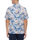 Фото #2 товара Men's Tropical Floral-Print Linen Blend Shirt