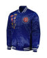 Men's Royal Chicago Cubs Patch Full-Snap Jacket